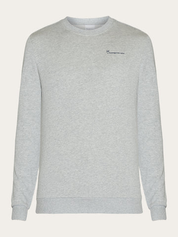 KnowledgeCotton Apparel - MEN Basic knowledgecotton sweat Sweats 1012 Grey Melange