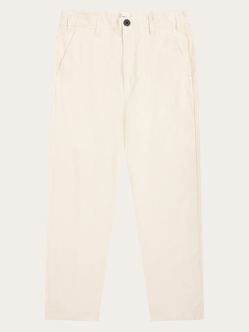 KnowledgeCotton Apparel - MEN Chuck regular corduroy pants Pants 1387 Egret
