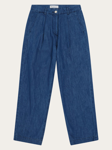 KnowledgeCotton Apparel - WMN Denim pants Denim jeans 3059 Dark Blue denim