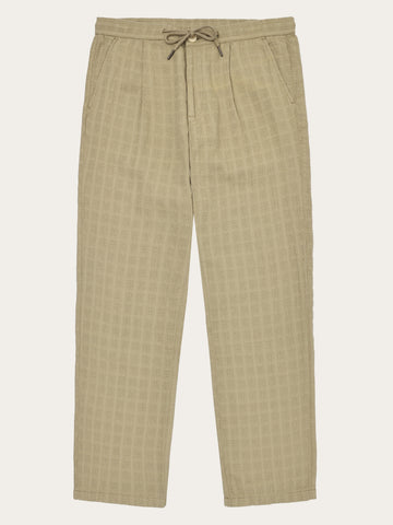 KnowledgeCotton Apparel - MEN Fig loose structure pants Pants 1495 Twill