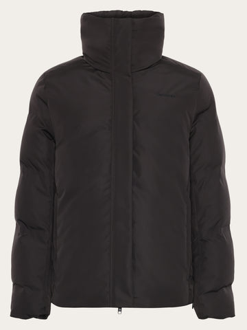 KnowledgeCotton Apparel - WMN Recycled Insulation Jacket GRS Jackets 1300 Black Jet
