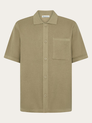 KnowledgeCotton Apparel - MEN Regular knit shirt Knits 1495 Twill