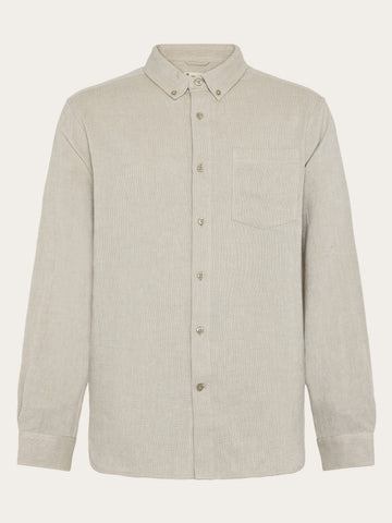 KnowledgeCotton Apparel - MEN Structure shirt Shirts 1495 Twill