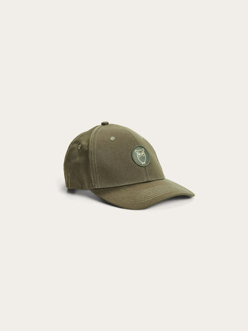 KnowledgeCotton Apparel - UNI Twill baseball cap Caps 1090 Forest Night