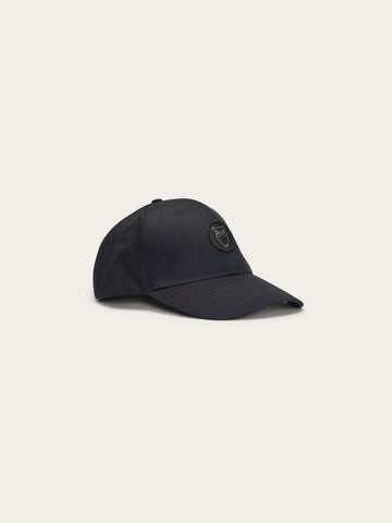 KnowledgeCotton Apparel - UNI Twill baseball cap Caps 1300 Black Jet