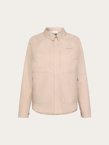 KnowledgeCotton Apparel - WMN Vent canvas 200 jacket Jackets 1228 Light feather gray
