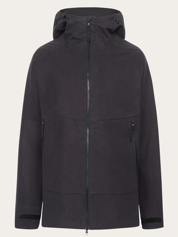 KnowledgeCotton Apparel - MEN Vent canvas 270 shell jacket Jackets 1300 Black Jet