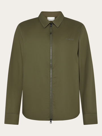 KnowledgeCotton Apparel - WMN Vent ripstop 90 overshirt Overshirts 1068 Burned Olive