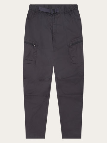 KnowledgeCotton Apparel - WMN Vent ripstop 90 pants Pants 1300 Black Jet